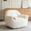 Fauteuil à billes en fausse fourrure