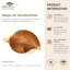 Ensemble de 2 assiettes en bois de teck Mango Leaf