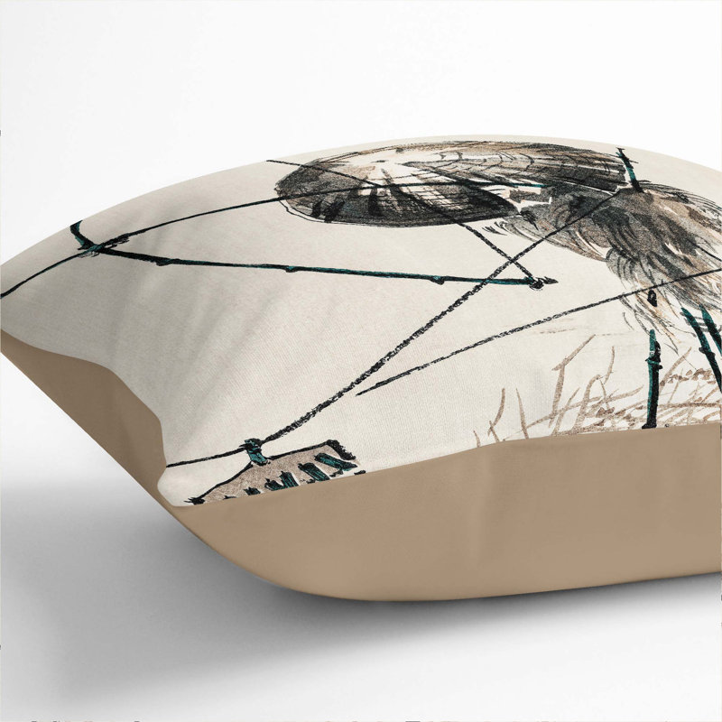 Square Throw Cushion, Stone, 55cm H x 55cm W x 20cm D