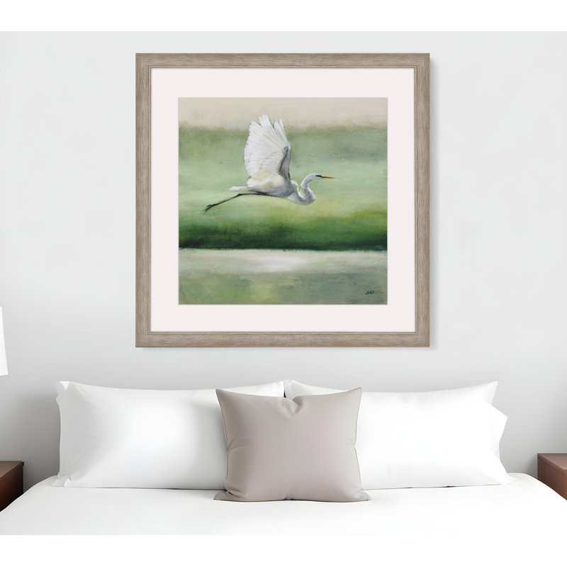 Flight Silver Framed Print Wall Art
