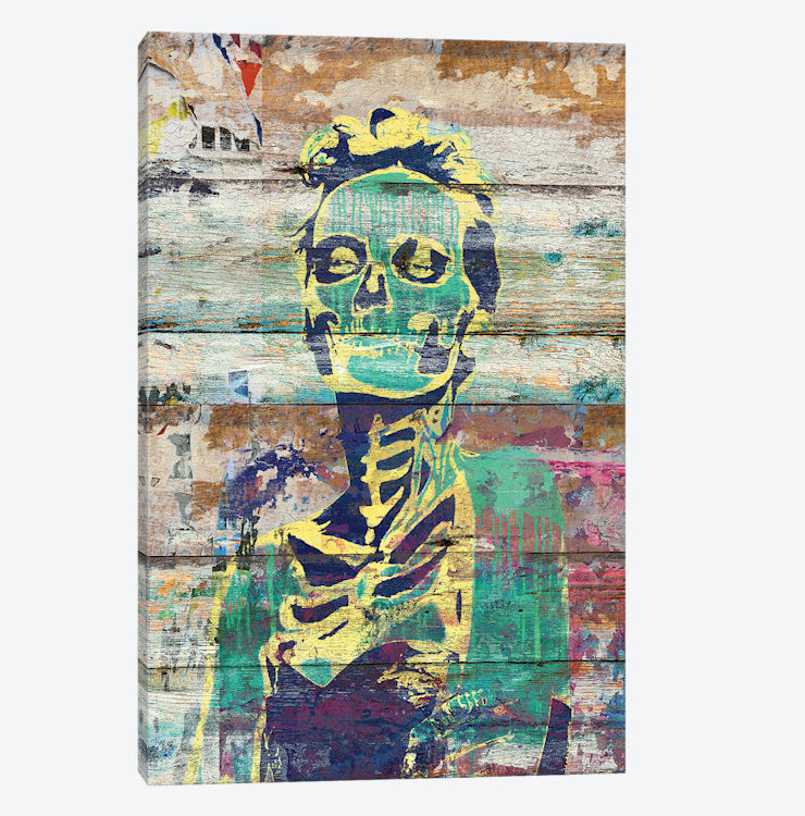 «Life and Mort», impression sur toile, H 12 po x l 8 po x P 0,75 po, Toile tendue, Pas de tapis
