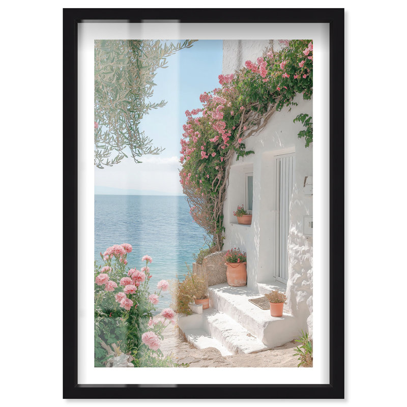 «Rosebay Hideaway II Shadowbox Print Travel Art Prints» par Notoriart, H 16 po x l 11 po, Noir