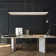 Dimmable LED dining room lamp with remote control. Modern design