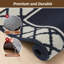 Gray Absorbent Kitchen Runner Rug Mats 2 Pieces for Kitchen, Nonslip TPR Backed Carpet Rugs, 50x76cm+50x122cm-1423496331