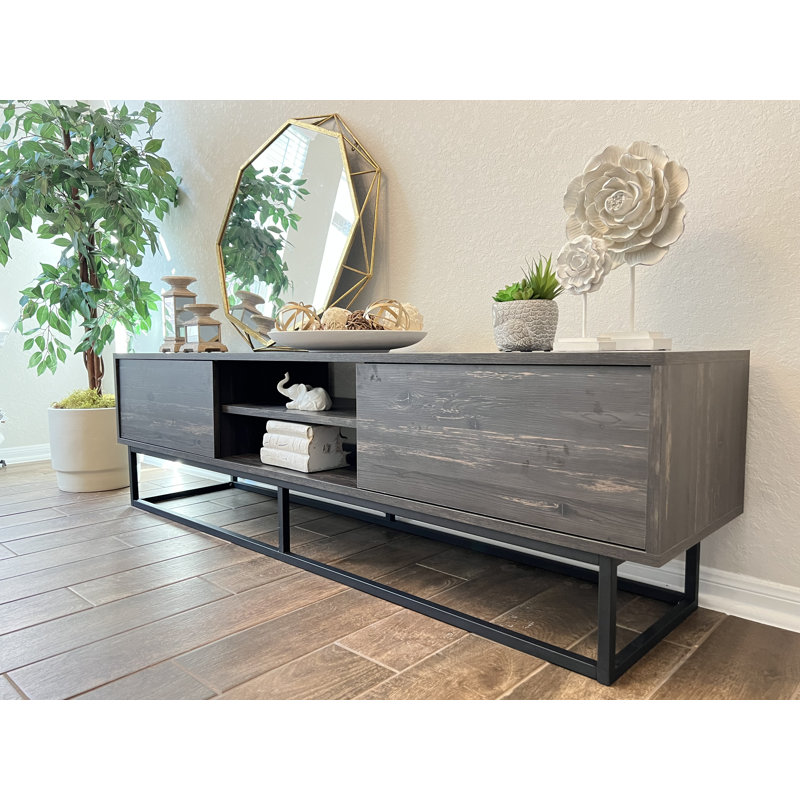 Fitzgibbon 71'' Iron Legs Media Console, Rebab