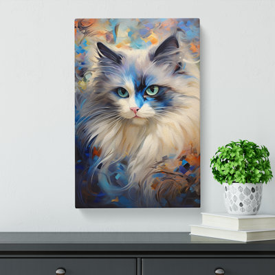 Ragdoll Cat Abstract No.3 - Wrapped Canvas