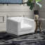 Chaise en cuir fleur Zakara-71529054