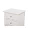 Table de chevet 3 tiroirs blanche-70532102