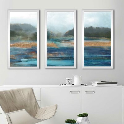 Cold Spring Morning I' by Susan Jill - 3 Piece Picture Frame Multi-Piece Image Set -  Winston Porter, BBCD1890BC4D43C7A5B90161F4B21455