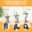 Table de toilettage hydraulique 24 po, table de toilettage rotative pour petits chiens à la maison, table de toilettage rotative à 360 ° avec bras supérieur réglable
