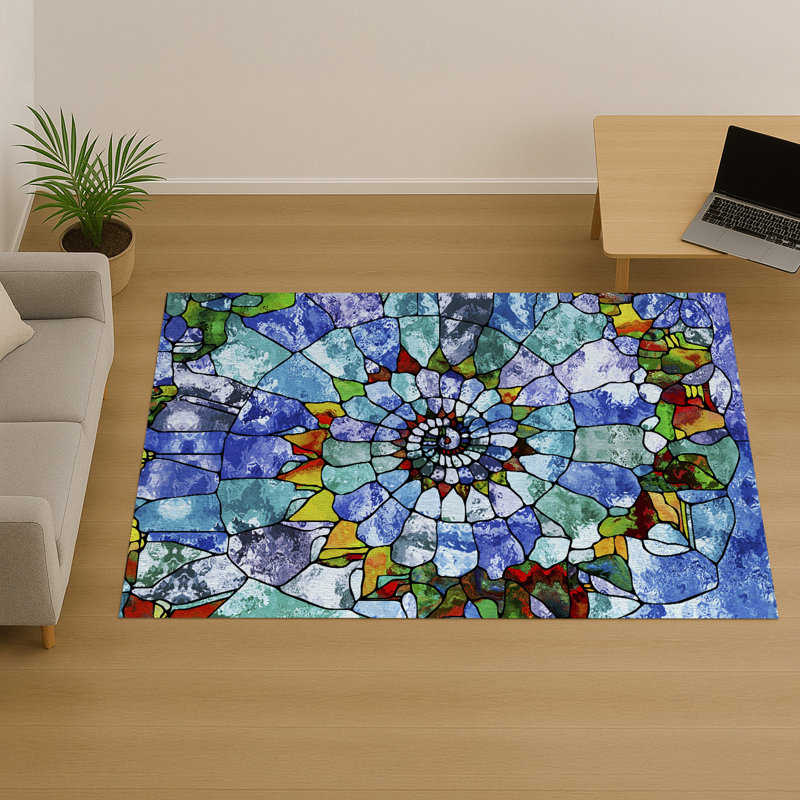 Starburst Area Rug, Rectangle 140 x 200 cm