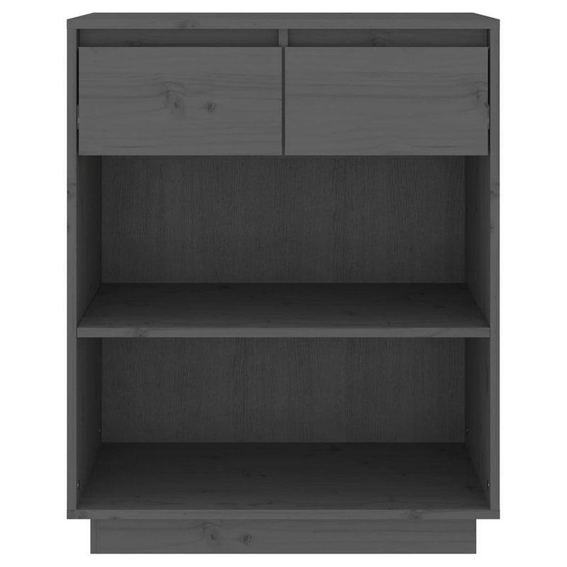 Ireion 60cm Solid Wood Console Table, Grey