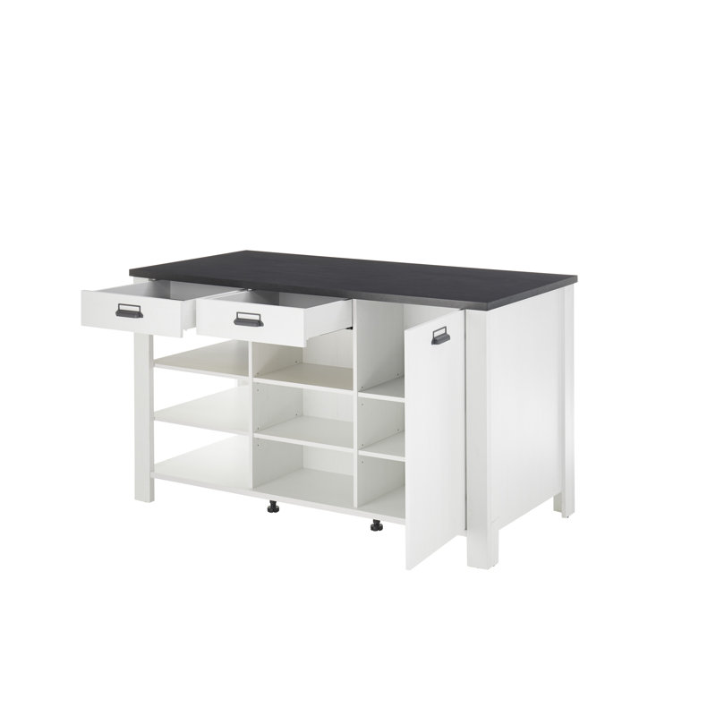 93cm Kitchen Pantry, White