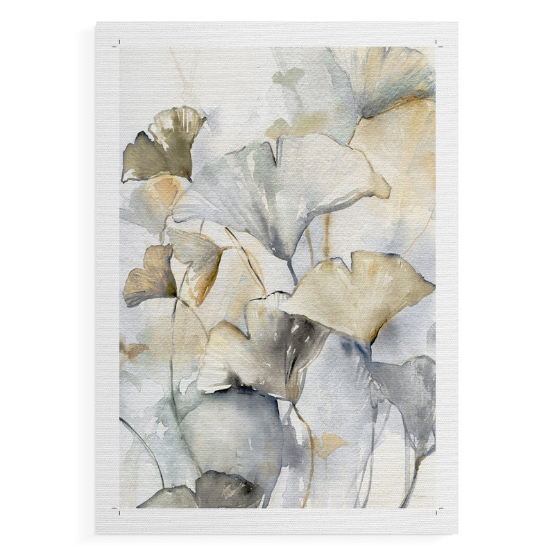 Gracieusement Ginkgo I - reproduction de toile seulement - non encadrée, H 36 po x l 24 po