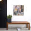 Les Blanchisseuses, vers 1884. Estampe d'art mural abstraite d'architecture contemporaine.-1368686677