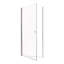 72"H Frameless Circular Pivot Shower Door In With 1/4" (6Mm) Thick SGCC Tempered Glass-117492528