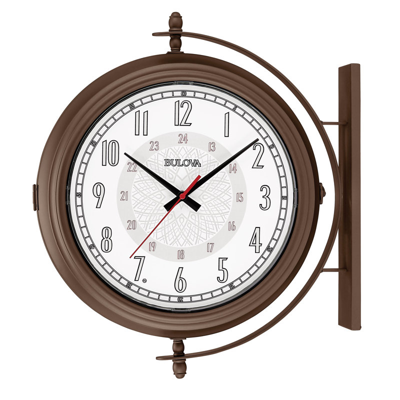 Town Crier Double-Sided Outdoor Wall Clock, C4350