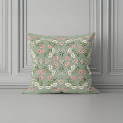 May flowers Indoor Throw Pillow