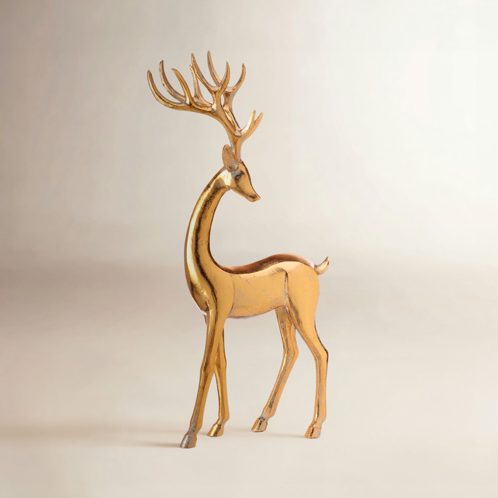 15" Resin Standing Elegant Deer