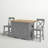 Diamondback Kitchen Island Set-812449659-812449660
