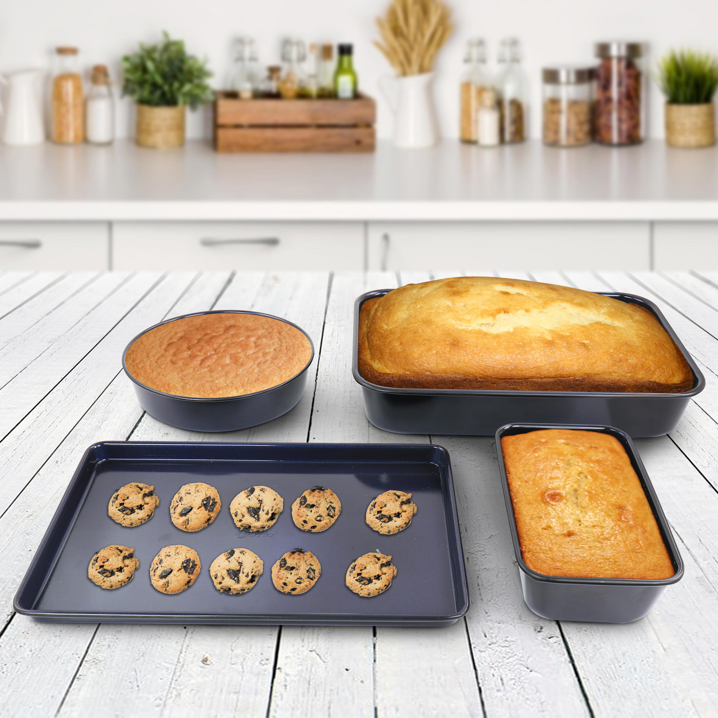Oster 4 Piece Non Stick Carbon Steel Bakeware Set | Wayfair