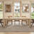 70.9" -92.5" Extendable Oak Dining Table