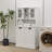 Callasandra Two-Compartment Tilt-Out Dirty Laundry Basket Tall Bathroom Cabinet with 2 Adjustable Shelves