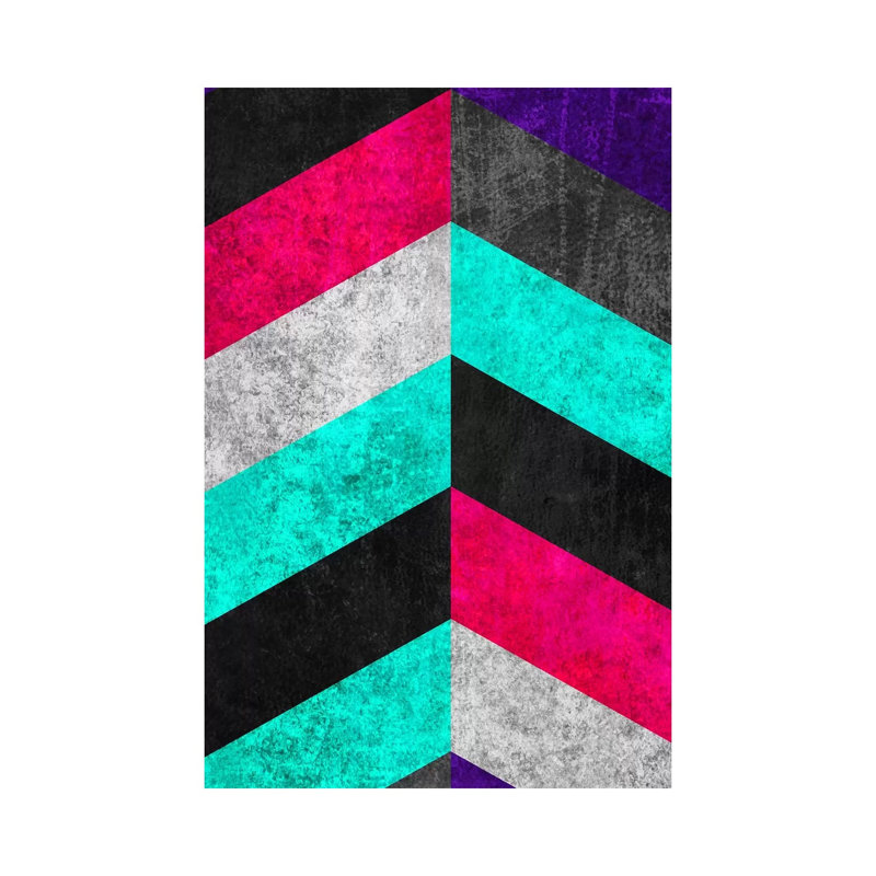 Geometric Mundo C by Diego Tirigall - Wrapped Canvas Print, 101.6 cm H x 66.04 cm W x 1.91 cm D