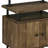 Vespucci Rustic Oak/Black Extra Shelving