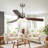 52 In. Wood Smart Indoor Silver Ceiling Fan With 3-colours Led Light/ Dimmer And Dc Motor And App/remote/memory Function-1376145982