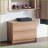 Closet Systems, Devi Modern Modular Wall-Mounted Wood Closet with Oak Finish | Oak | Wood-1497803351