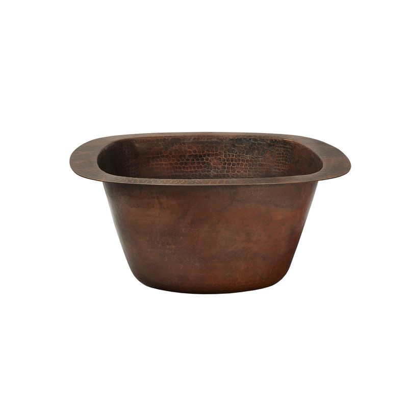 15'' L Single Bowl Copper Kitchen Sink