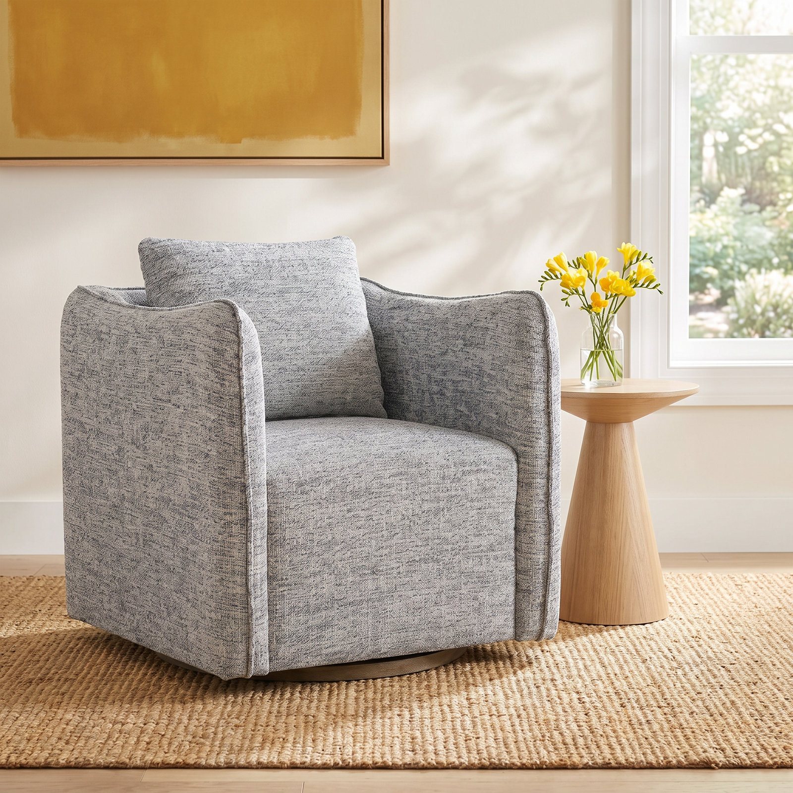 Javad Swivel Accent Chair