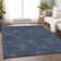 Premium Machine Washable Prisco Blue Rug