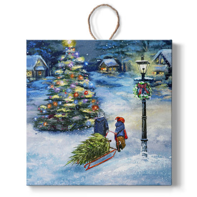 6'' Wood Photo Ornament
