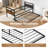 Sofie Powder Coated Steel Daybed with Trundle Bed