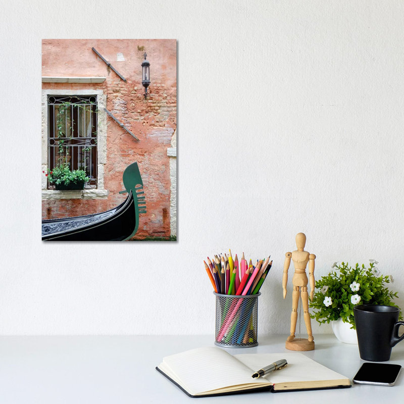 Passing Gondola by Laura DeNardo - Wrapped Canvas Print, 20.32 cm H x 30.48 cm W