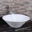 Elegance Plexi Home 16.7'' Ceramic Circular Bathroom Sink with Overflow