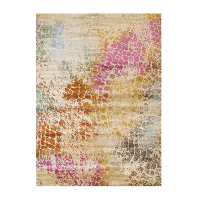 Capella Ivory Machine Made Area Rug