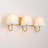 3-Light Linear Pleated Fabric Wall Sconce