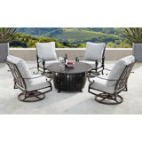 Mccomas Outdoor 5 - Piece Conversation Set