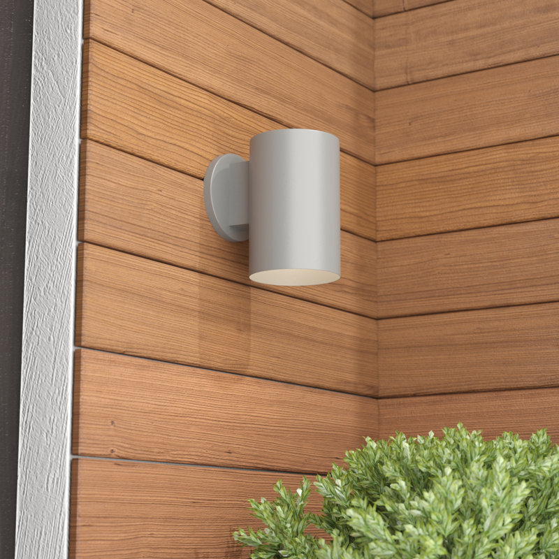 Anjalie - 1-Light Wet Location Wallwasher - Incandescent - PAR-30, Satin Nickel