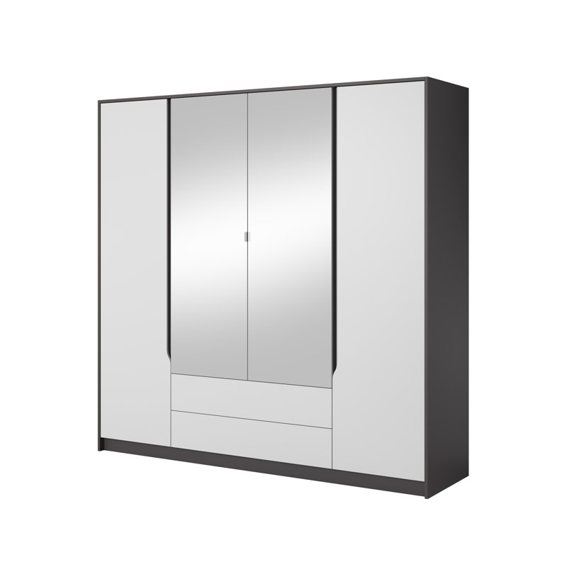Asherah 4 Door Manufactured Wood Wardrobe