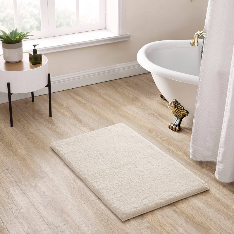 Tapis pour salle de bain Marshmallow, Rectangle - 76 cm L x 51 cm l, Taupe