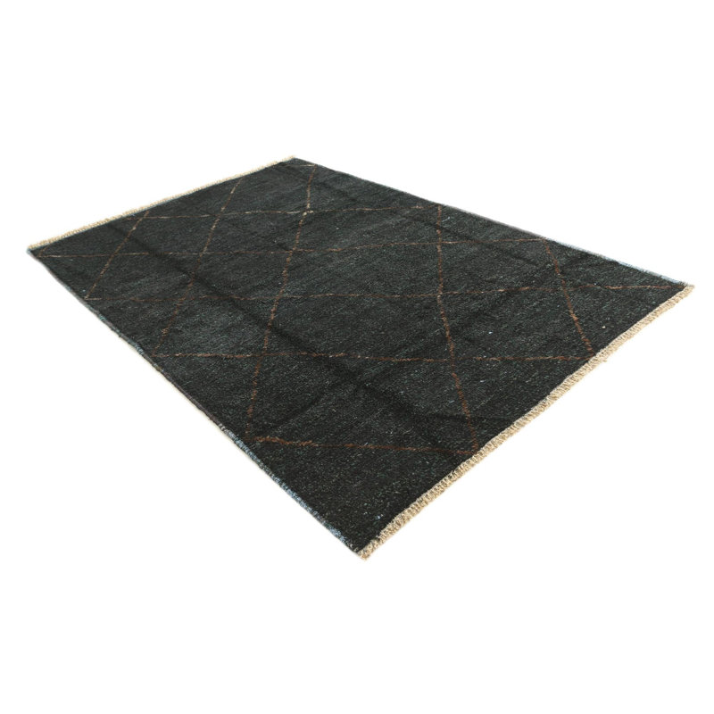 Tapis noir 6 x 9 Pinson