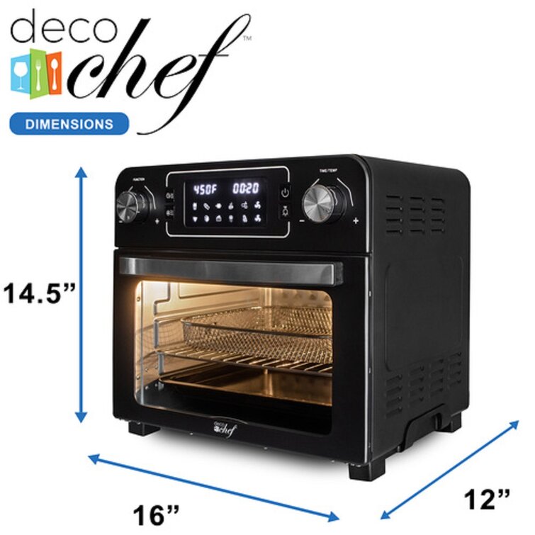 21-in-1 Convection Air Fryer Toaster Oven, Stainless Steel Countertop Convection Oven NOBLEWELL