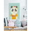 «Fancy Animals IV» de Kim, reproduction sur toile tendue-1139781299