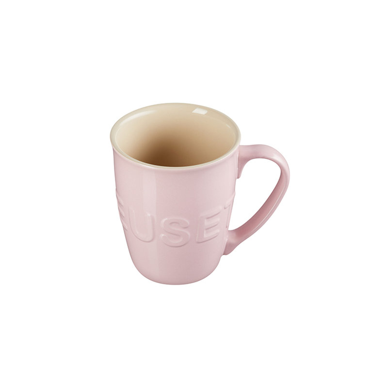 Le Creuset Xl Logo Coffee Mug 20 Oz Chiffon Pink