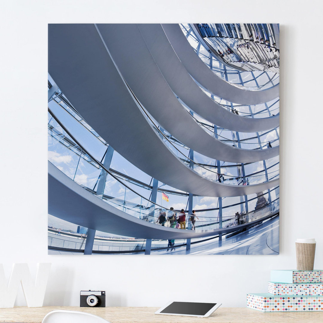 Leinwandbild In the Berlin Reichstag