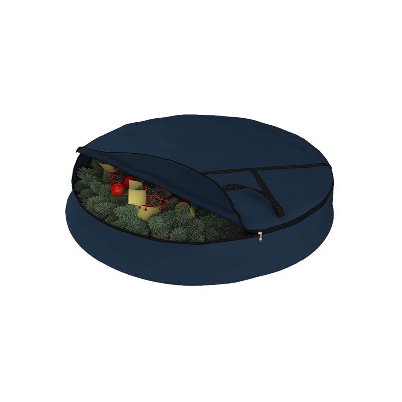 Wreath Storage, 17.8cm H x 50.8cm W x 2.5cm D, Blue